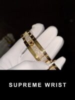 Rolex Best Replica Watch Daytona Eye of Tiger Gold Wrapped Moisasnite Diamonds Custom 1:1 Super Clone - Image 5