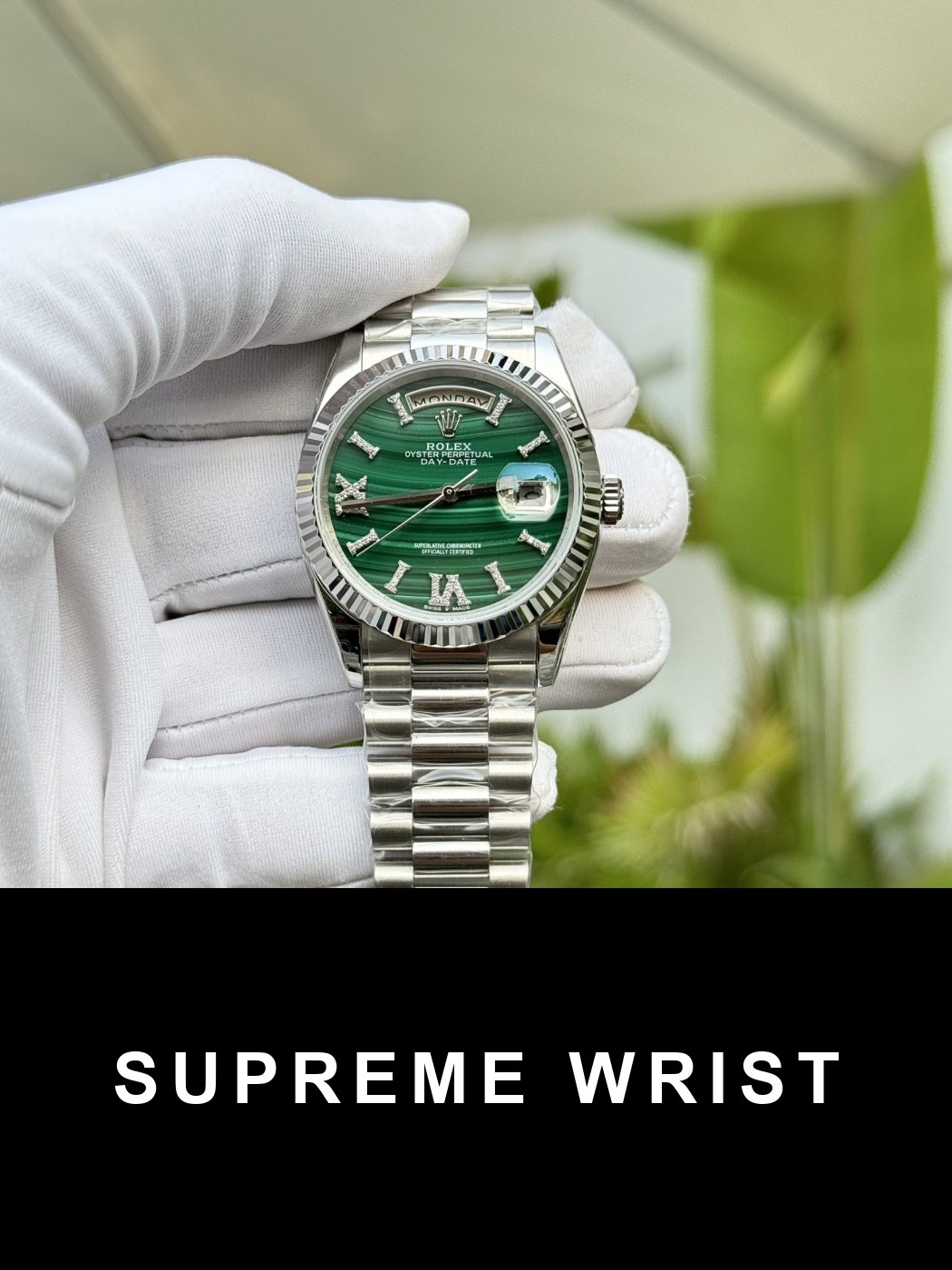 rolex-best-replica-watches-day-date-9401.jpg Rolex Best Replica Watch Day-Date Roman Numeral Pile 1:1 Super Clone - Image 1