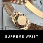 Rolex Clone Watch Day-Date Pink Dial President Strap EW Factory 1:1 Super Clone - Image 7