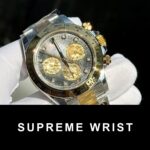 Rolex Cosmograph Daytona Replica Watch Mother of Pearl & Moissanite Diamonds Dial 1:1 Super Clone - Image 4