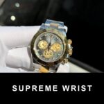 Rolex Cosmograph Daytona Replica Watch Mother of Pearl & Moissanite Diamonds Dial 1:1 Super Clone - Image 5