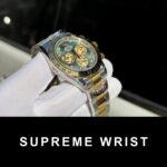 Rolex Cosmograph Daytona Replica Watch Mother of Pearl & Moissanite Diamonds Dial 1:1 Super Clone - Image 6