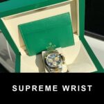 Rolex Cosmograph Daytona Replica Watch Mother of Pearl & Moissanite Diamonds Dial 1:1 Super Clone - Image 9