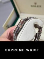 Rolex DateJust Dial Chocolate Replica Watch Custom Gold Wrapped GM Factory 1:1 Super Clone - Image 5