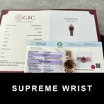 Rolex DateJust Gold Wrapped Moissanite Replica Watch With Chocolate Dial 1:1 Super Clone