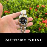 Rolex DateJust Replica Watch 1:1 Demi Black Dial EW Factory 1:1 Super Clone