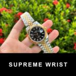 Rolex DateJust Replica Watch 1:1 Demi Black Dial EW Factory 1:1 Super Clone - Image 3