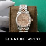 Rolex DateJust Replica Watch Custom Moissanite Diamonds Hong Kong 1:1 Super Clone - Image 2