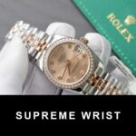 Rolex DateJust Replica Watch Custom Moissanite Diamonds Hong Kong 1:1 Super Clone - Image 3