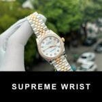 Rolex DateJust Replica Watch Mother of Pearl Dial With Stone Bezel 1:1 Super Clone