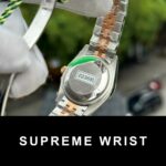 Rolex DateJust Replica Watch Mother of Pearl Dial With Stone Bezel 1:1 Super Clone - Image 4