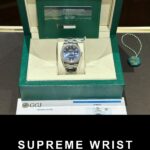 Rolex DateJust Replica Watch With Moissanite Diamond Blue Dial Clean 1:1 Super Clone