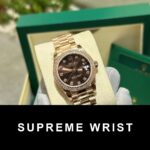 Rolex DateJust Super Replica Watch Chocolate Dial Oyster Strap BP Factory 1:1 Super Clone