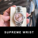 Rolex DateJust With Diamonds Pink Dial Replica Women’s Watch EW 1:1 Super Clone