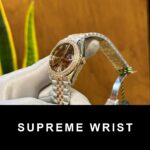 Rolex DateJust Women’s High Quality Replica Watch With Diamonds Chocolate Dial 1:1 Super Clone - Image 3