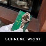 Rolex DateJust Women’s Replica Watch Chocolate Dial Diamond Bezel EW Factory 1:1 Super Clone - Image 3