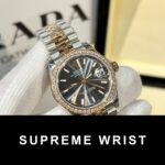 Rolex DateJust Women’s Replica Watch With Diamonds Gray Dial EW Factory 1:1 Super Clone - Image 2