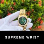 Rolex Day-Date 128348RBR Ombre Green Dial Replica Watch EW 1:1 Super Clone