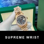 Rolex Day-Date Purple Mother of Pearl Dial Super Replica Watch BP Factory 1:1 Super Clone