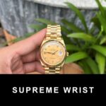 Rolex Day-Date Replica Watch 1:1 Champagne Dial Jubilee Strap 1:1 Super Clone