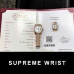 Rolex Day-Date Replica Watch Gold Wrapped Moissanite Diamonds Hong Kong 1:1 Super Clone