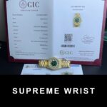Rolex Day-Date Replica Watch Gold Wrapped Moissanite Diamonds Weight 173 Gram 1:1 Super Clone