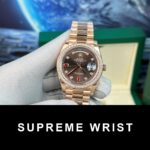 Rolex Day-Date Replica Watch With Red Ruby Dial EW Factory 1:1 Super Clone - Image 3