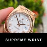 Rolex Day-Date Rose Gold Best Replica Watch White Dial 1:1 Super Clone - Image 5