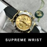 Rolex Daytona 116518LN Replica Watch 1:1 Yellow Gold Dial BT Factory 1:1 Super Clone