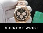 Rolex Daytona 126505 Rose Gold Best Replica Watch Black Dial 1:1 Super Clone