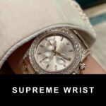 Rolex Daytona 126595TBR Replica Watch Custom Gold Wrapped And Moissanite Diamonds 1:1 Super Clone - Image 6