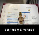 Rolex Daytona 126598TRU Replica Watch Custom Gold Wrapped Ruby Diamonds Moissanite 1:1 Super Clone
