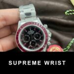 Rolex Daytona 126599TRU Replica Watch 18K Solid Gold Natural Ruby Natural Diamonds Custom 1:1 Super Clone - Image 2