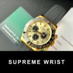 Rolex Daytona Best Replica Watch Gold Wrapped Custom 1:1 Super Clone - Image 2