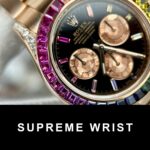 Rolex Daytona Rainbow 116595RBOW Best Replica Watch Gold Wrapped Moissanite Diamond 1:1 Super Clone - Image 6