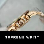 Rolex Daytona Rainbow 116595RBOW Best Replica Watch Gold Wrapped Moissanite Diamond 1:1 Super Clone - Image 7