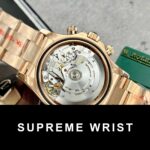 Rolex Daytona Rainbow 116595RBOW Best Replica Watch Gold Wrapped Moissanite Diamond 1:1 Super Clone - Image 8