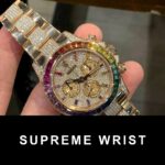 Rolex Daytona Rainbow Replica Watch 1:1 With Full Diamonds 1:1 Super Clone - Image 2