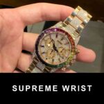 Rolex Daytona Rainbow Replica Watch 1:1 With Full Diamonds 1:1 Super Clone - Image 3