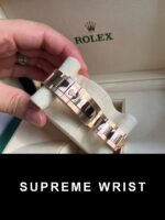 Rolex Daytona Rainbow Replica Watch Gold Wrapped Moissanite TW 1:1 Super Clone - Image 8
