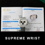 Rolex Daytona Replica Watch Dial Meteorite Custom Diamonds Moissanite Baguette 1:1 Super Clone