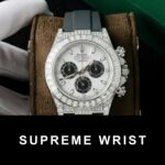 Rolex Daytona Replica Watch Dial Meteorite Custom Diamonds Moissanite Baguette 1:1 Super Clone - Image 2