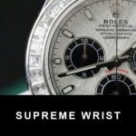 Rolex Daytona Replica Watch Dial Meteorite Custom Diamonds Moissanite Baguette 1:1 Super Clone - Image 5