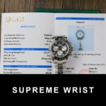 Rolex Daytona Replica Watch Dial Mother of Pearl Custom Moissanite Diamonds 1:1 Super Clone