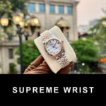 Rolex Replica Watch DateJust Demi Rose Gold Mother of Pearl Dial 1:1 Super Clone - Image 3