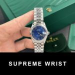 Rolex Replica Watch DateJust Roman Numeral Pile Blue Dial EW Factory 1:1 Super Clone