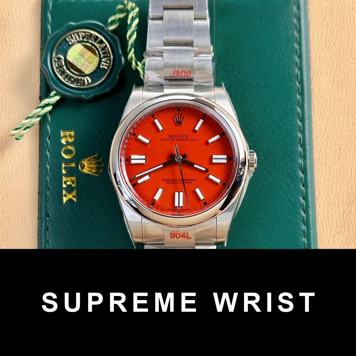 rolex-oyster-perpetual-124300-red-dial-oyster-strap-7010.jpg Rolex Oyster Perpetual 124300 Red Dial Oyster Strap King Factory 1:1 Super Clone - Image 1