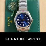 Rolex Oyster Perpetual 124300 Replica Watch Blue Dial King Factory 1:1 Super Clone