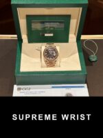 Rolex Rep 1:1 Day-Date Rose Gold Wrapped Lava Dial 1:1 Super Clone