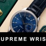Rolex Replica Watch 1:1 Cellini Date 50519 Blue Dial Leather Strap 1:1 Super Clone